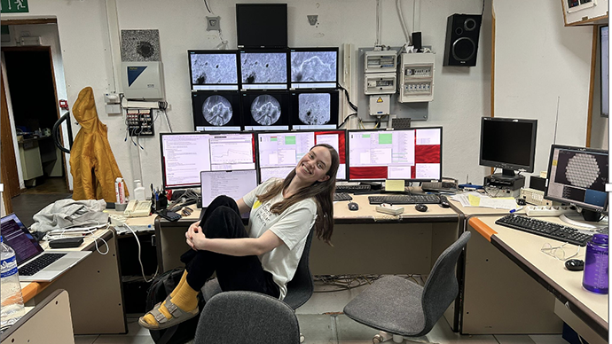 Young researcher at SST La Palma